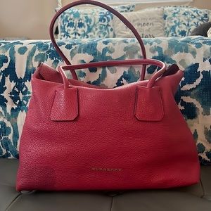 Burberry London grainy leather medium baynard tote
